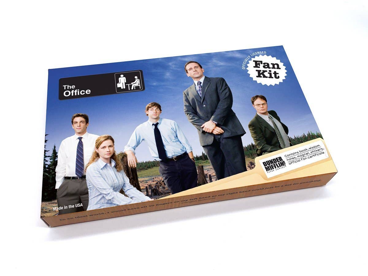 Dunder Mifflin Paper Company Blue Vinyl Sticker - Official The