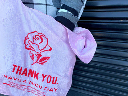 Thank You Tote // Rose on Pink // Lauren DiCioccio