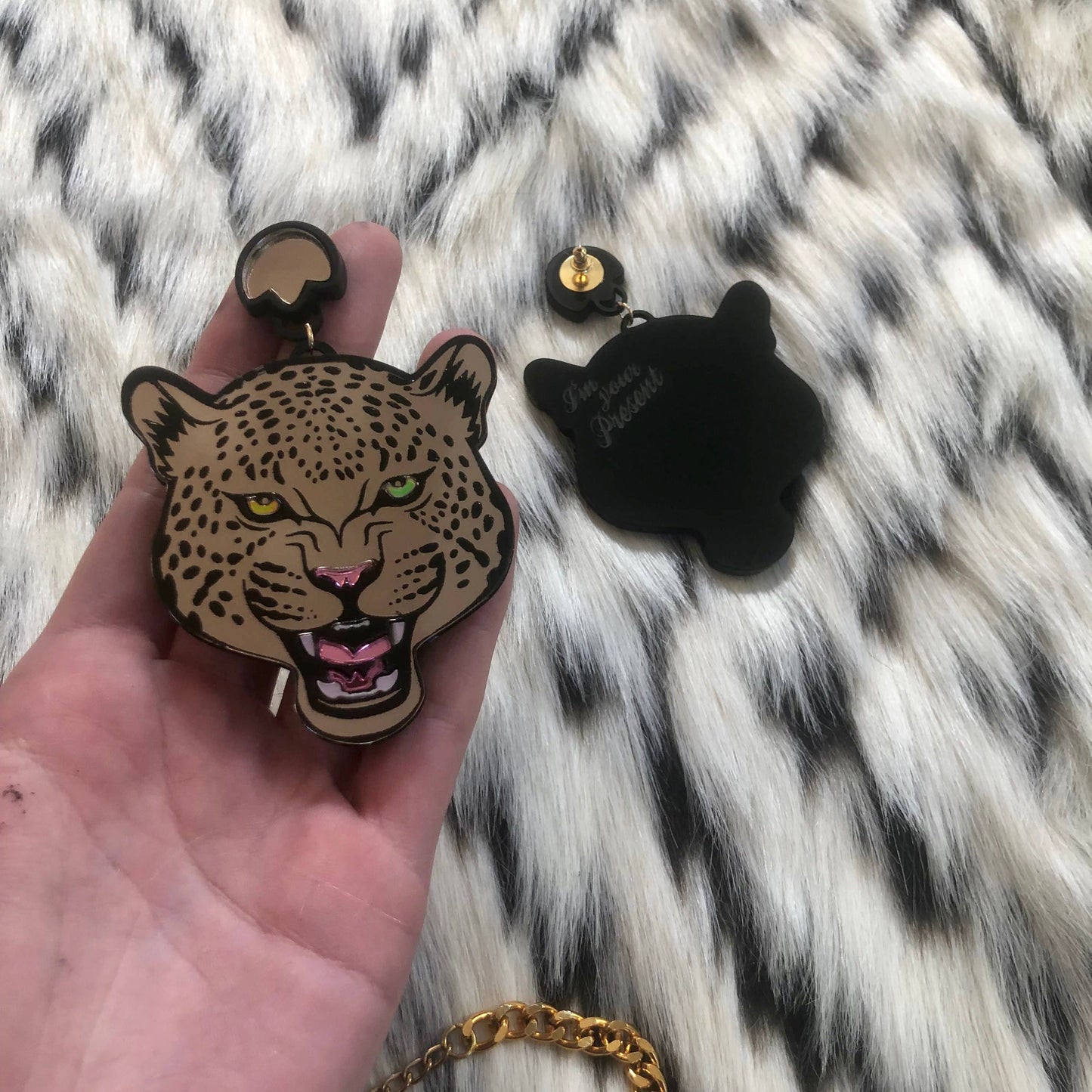 Leopard Earrings