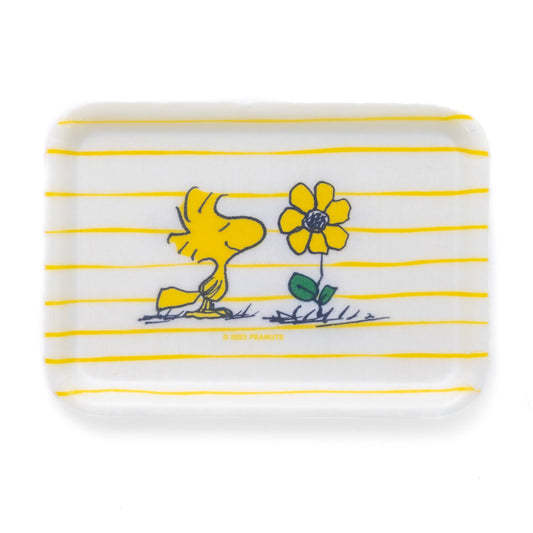 Snoopy Woodstock Flower Vintage-Style Tray