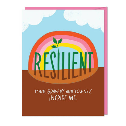 Resilient Sticker Card