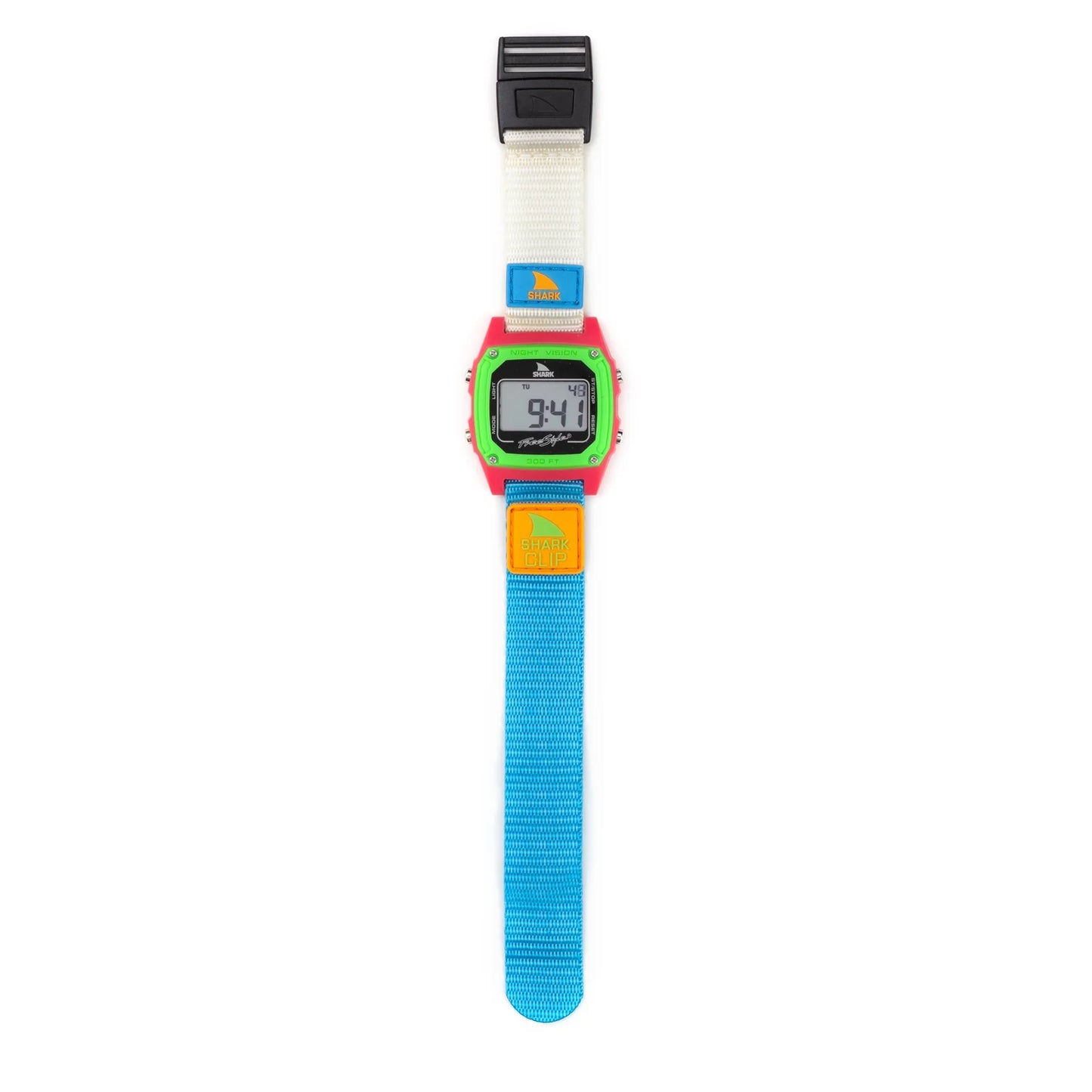 Shark Classic Clip Watch - Black Neon