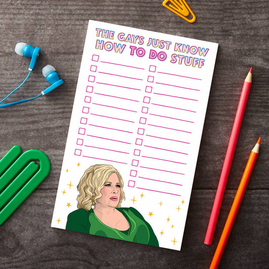 Jennifer Coolidge The Gays To Do List Notepad