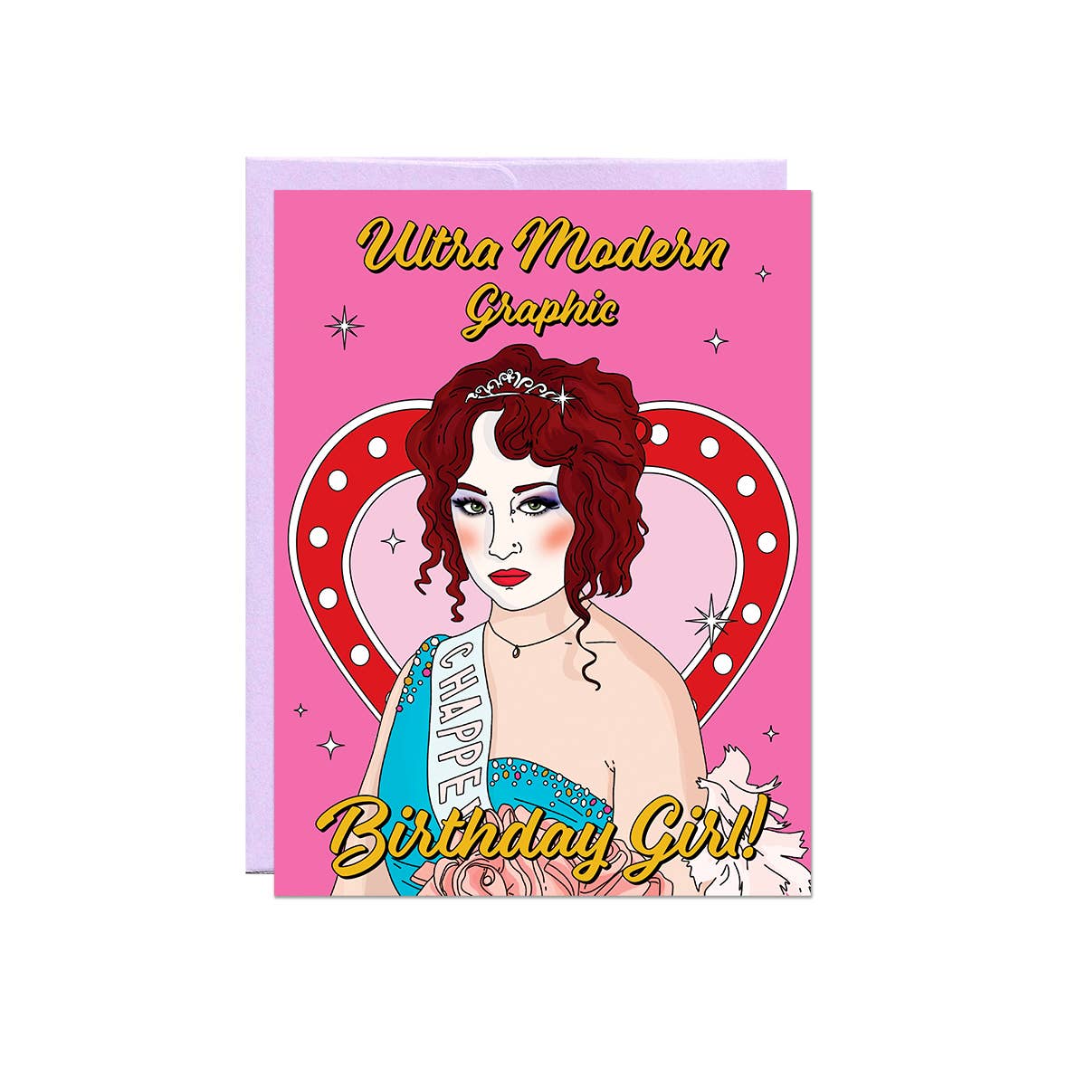 Modern Birthday Girl Card