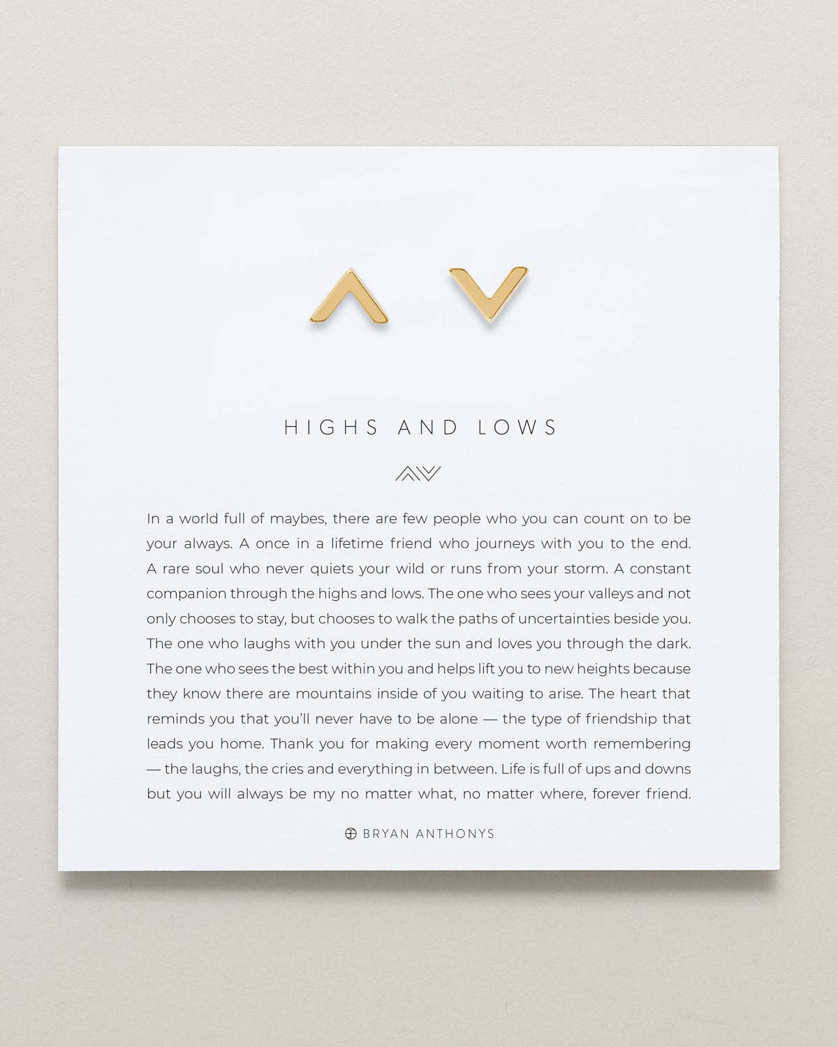 Bryan Anthonys - Highs & Lows Stud Earrings