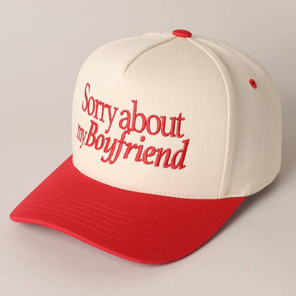 Sorry About My Boyfriend Hat