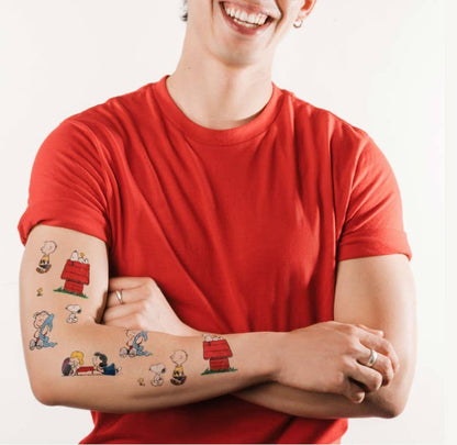 Tattly - Classic Peanuts Tattoo Set