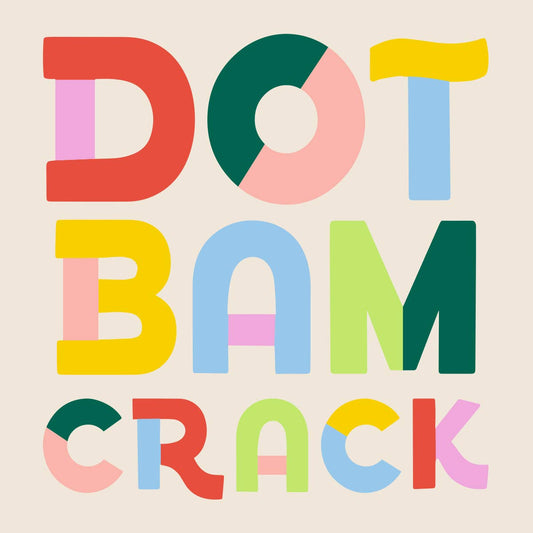 Dot Bam Crack Cocktail Napkin