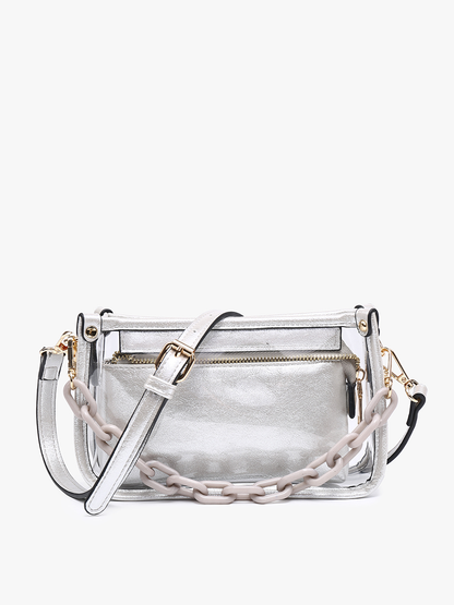 Clear Crossbody w/ Chain