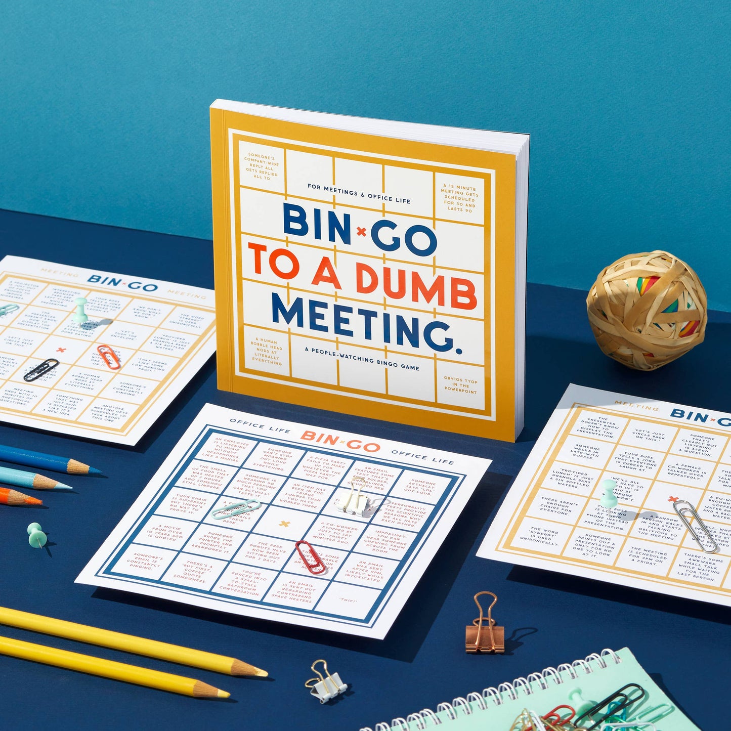 Bin-go To A Dumb Meeting Bingo Book