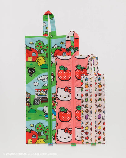 Baggu 3D Zip Set - Hello Kitty and Friends