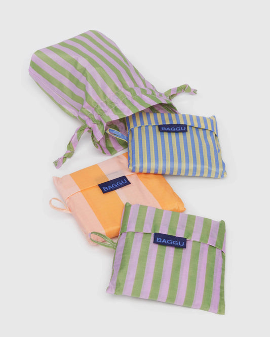 Baggu - Standard Set of 3 - Hotel Stripes