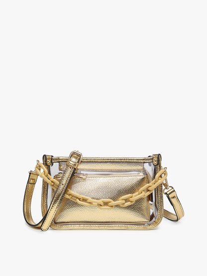 Clear Crossbody w/ Chain