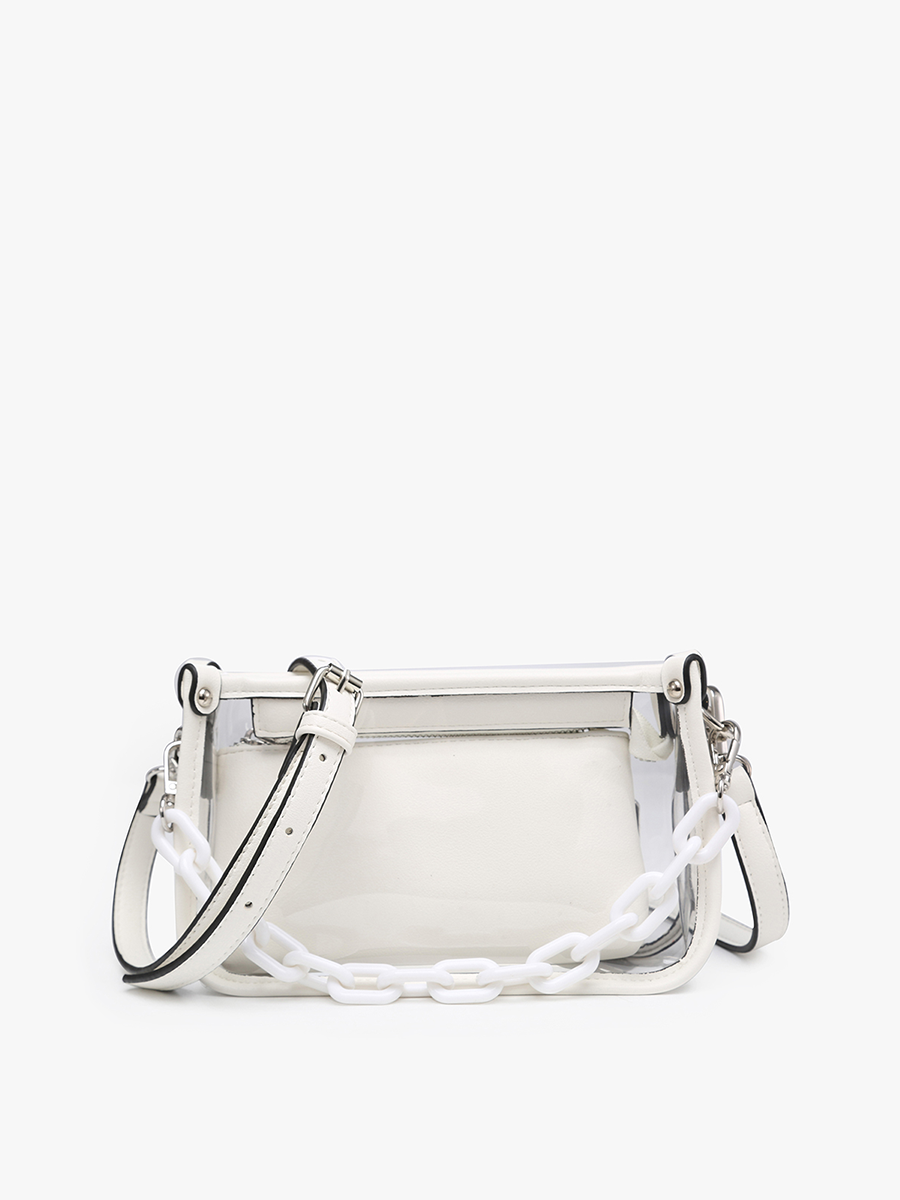 Clear Crossbody w/ Chain