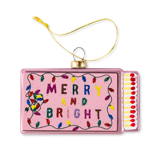 Furbish Studio - Matchbook Ornament - Merry & Bright