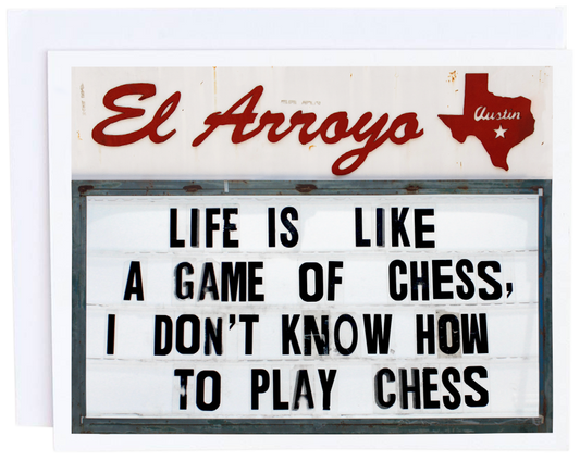 El Arroyo - Chess Card