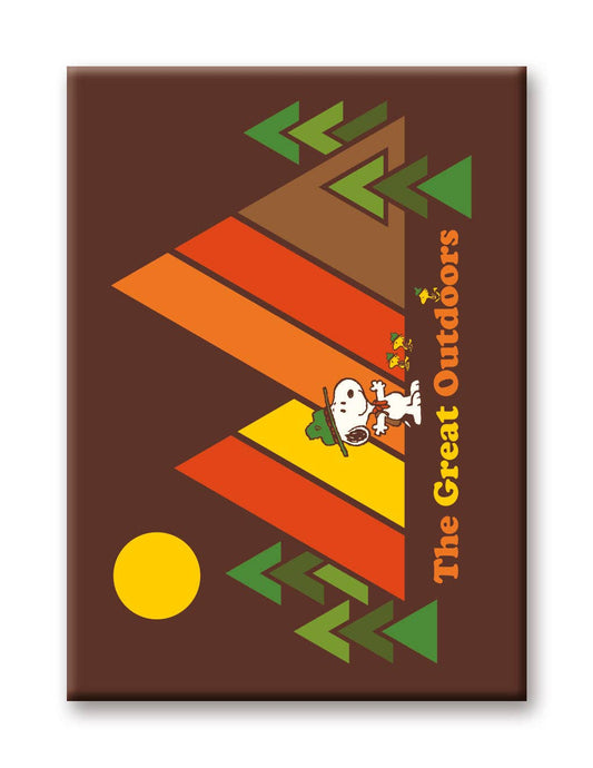 Snoopy Beagle Scouts - Great Outdoors Magnet