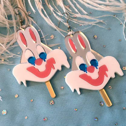 Melty Bugs Bunny Ice Cream Earrings