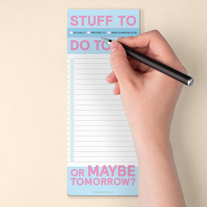 Stuff to Do Today Make-a-List Pad