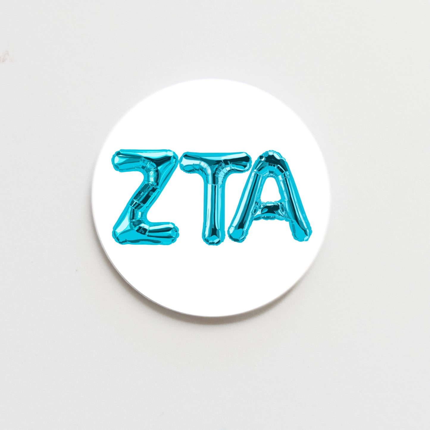 All Sorority Greek Balloon Button