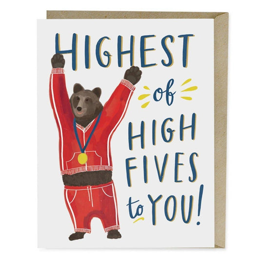 Highest of Fives Congrats Card