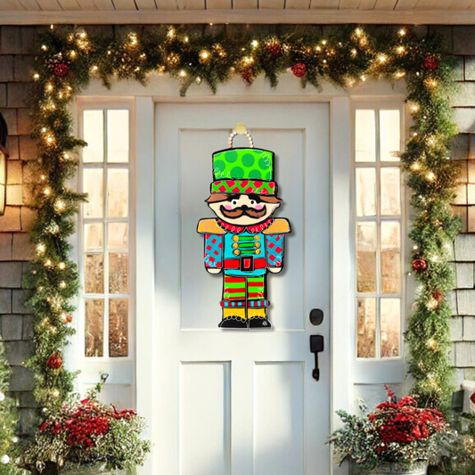 Traditional Nutcracker Doorhanger