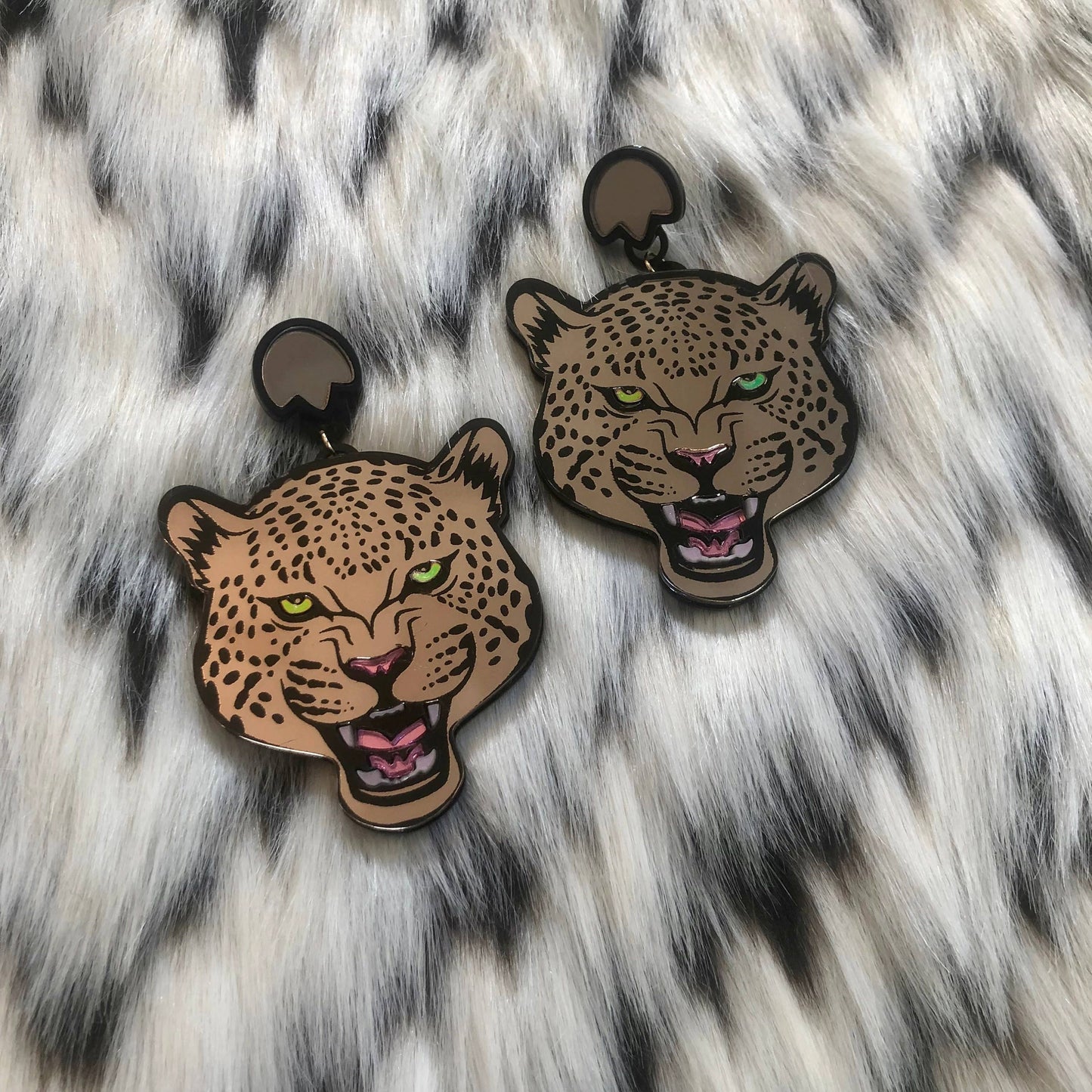 Leopard Earrings