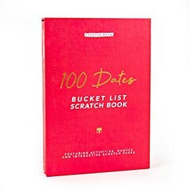 100 Dates Bucket List Scratch Book