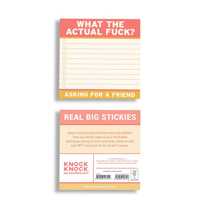 Actual F Large Sticky Notes (4 x 4-inches)