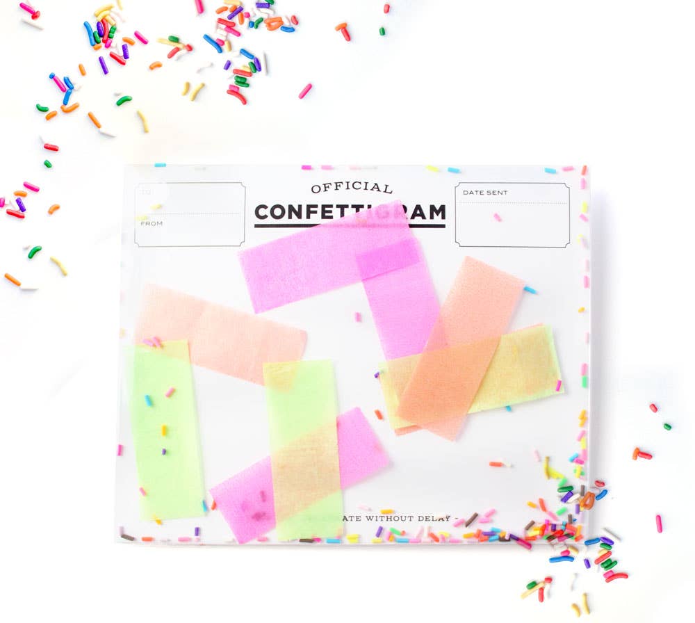 Confettigram Card