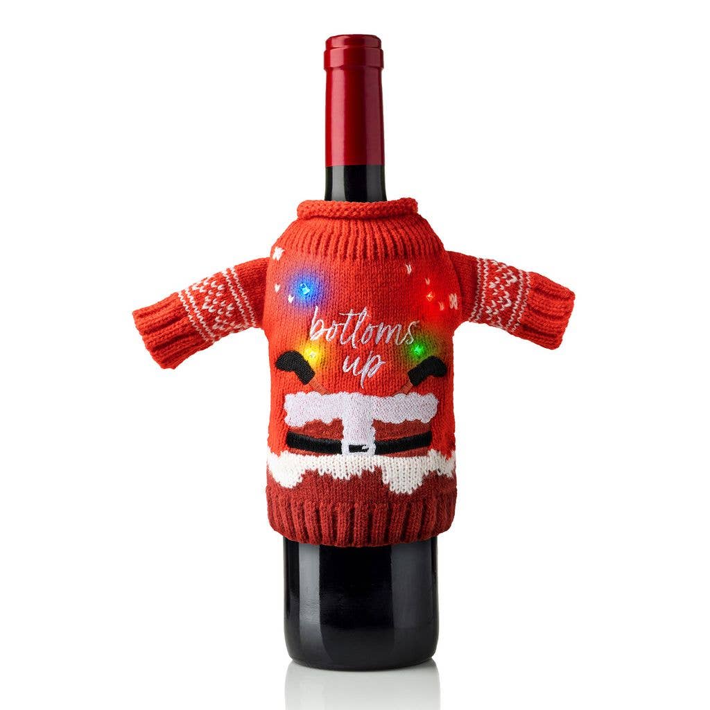 DM Merchandising - Uncle Bob’s Light-Up Wine & Bottle Sweater