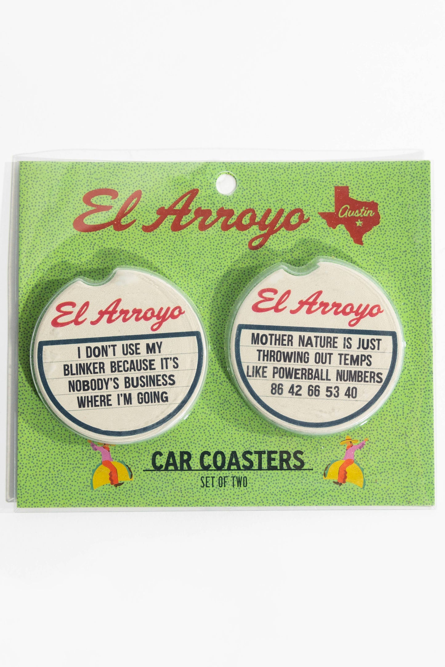 El Arroyo - Car Coaster Set - Mother Nature