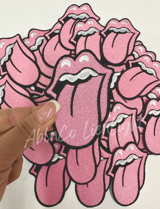 3” Pink Tongue Patch