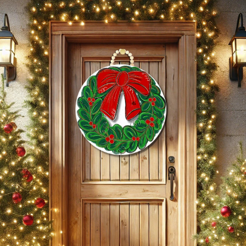 Christmas Wreath Doorhanger