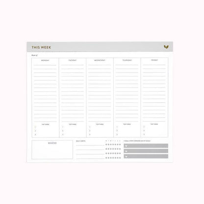 Cultivate What Matters - Intentional Weekly Planner Notepad