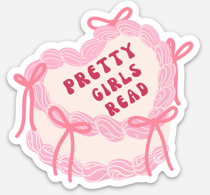 Pretty Girls Read Sticker