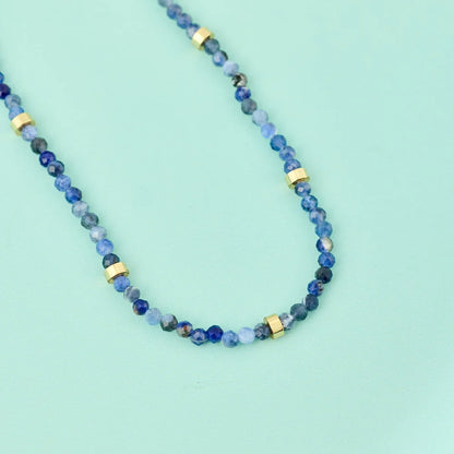 Surfrider Sea Stone Bead Choker