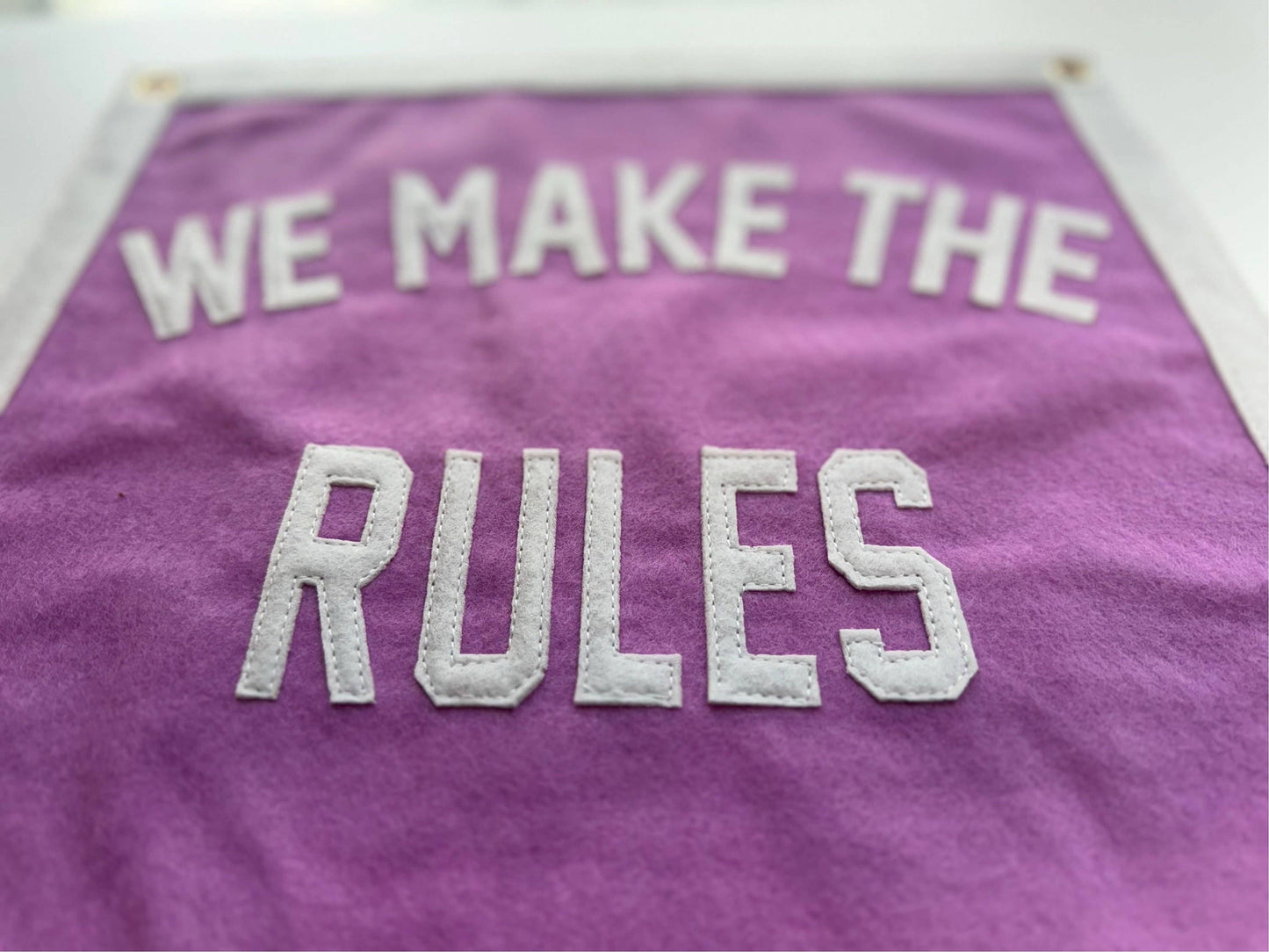 We Make The Rules Wall Pennant