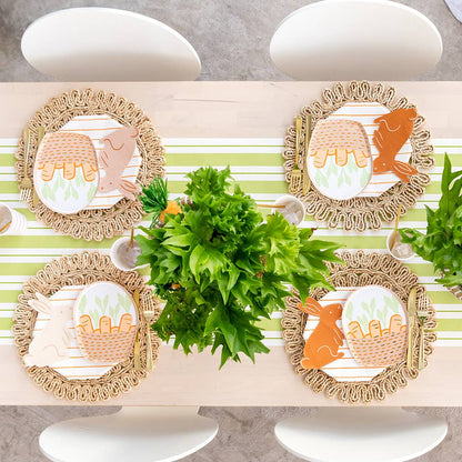 Bunnies In The Garden Small Basket Plates