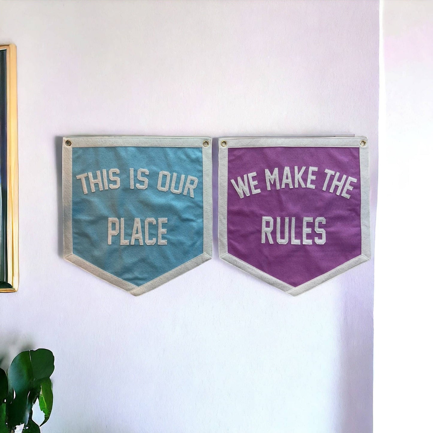 We Make The Rules Wall Pennant