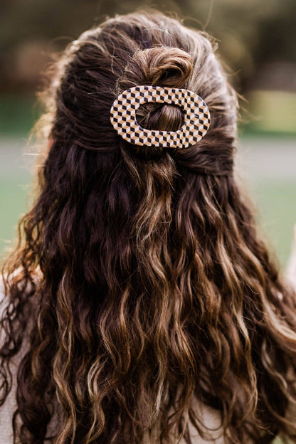 TELETIES - Round Flat Hair Clip | Small | Gone Glamping