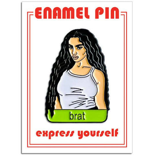 Charli XCX Brat Pin