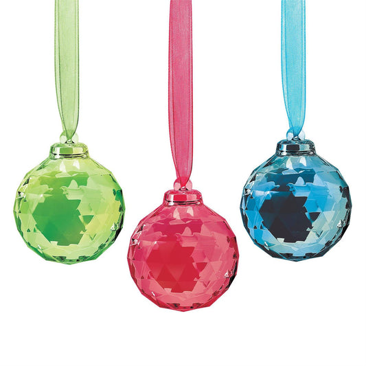 Faceted Ball Ornament