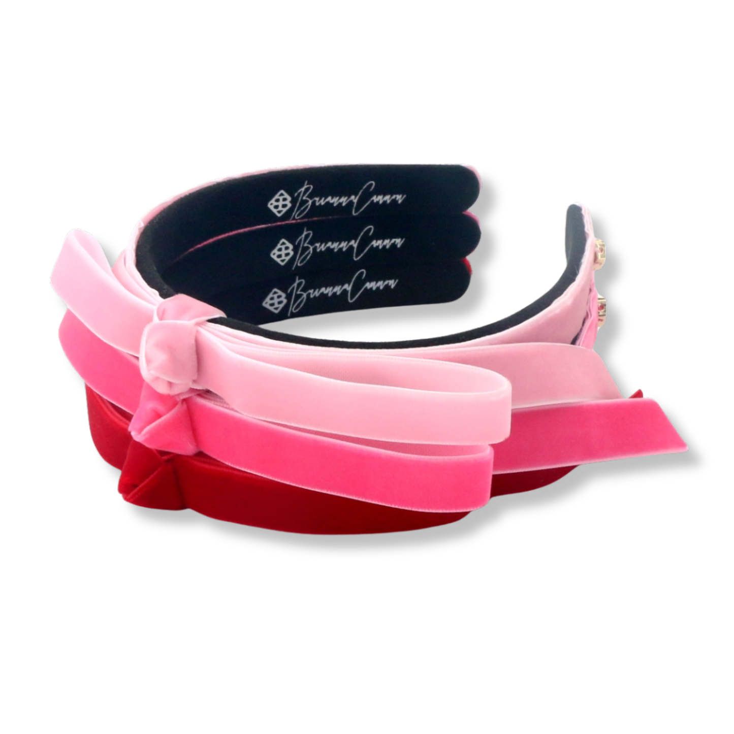 Brianna Cannon - Thin Light Pink Ribbon Bow Headband