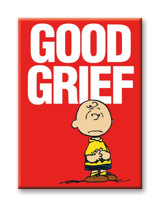 Charlie Brown Good Grief Magnet