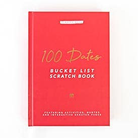 100 Dates Bucket List Scratch Book