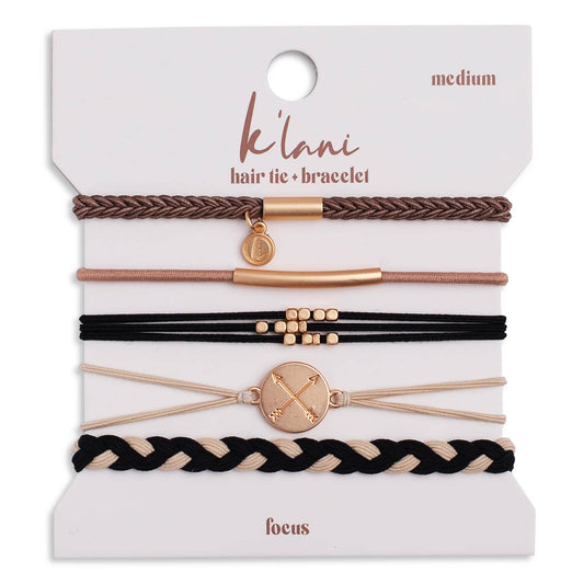 K'Lani hair tie bracelets - Focus