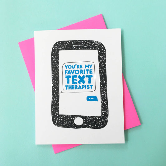 Text Therapist Card