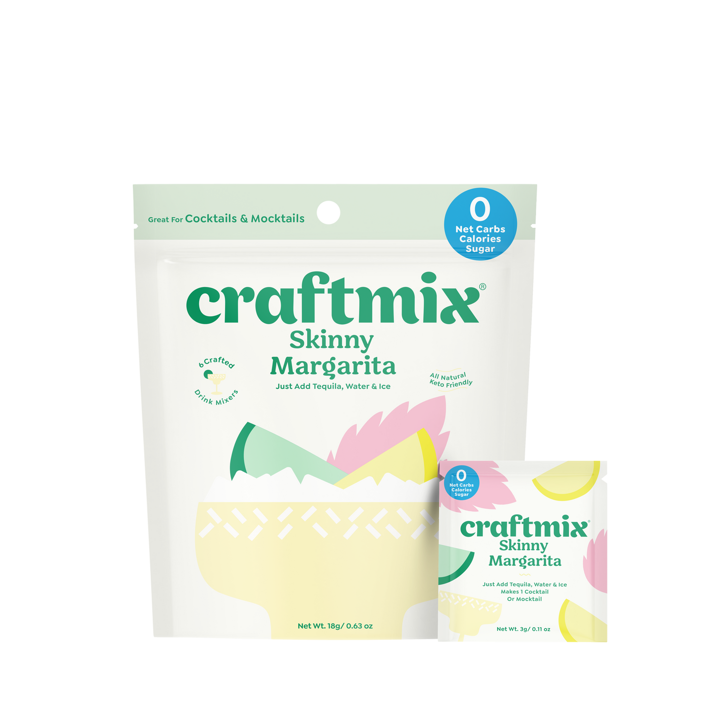 Craftmix Cocktail Mixer - Skinny Margarita 12pk