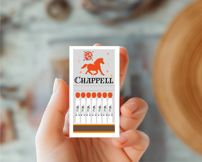 Chappell Matchbook Sticker (Chappell Roan)